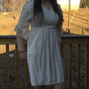 Gorgeous crisp white BCBG dress